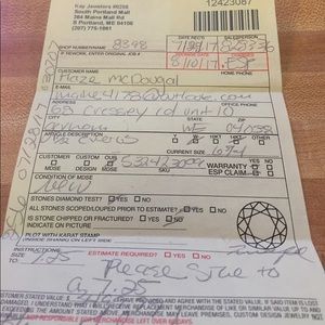 Ever Us 2 diamond ring…carat and a half and 7.25 n size…originally paid 3499.99